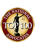 National Top 100 Advocates Member Seal-Kristen Amonette