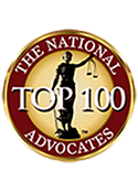 National Top 100 Advocates Member Seal-Kristen Amonette